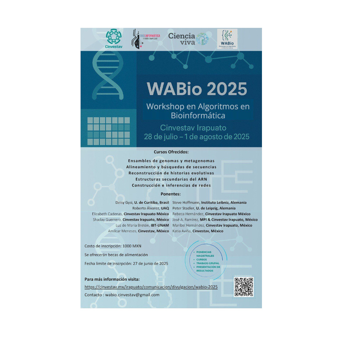 WABio 2025 Workshop en Algoritmos en Bioinformática