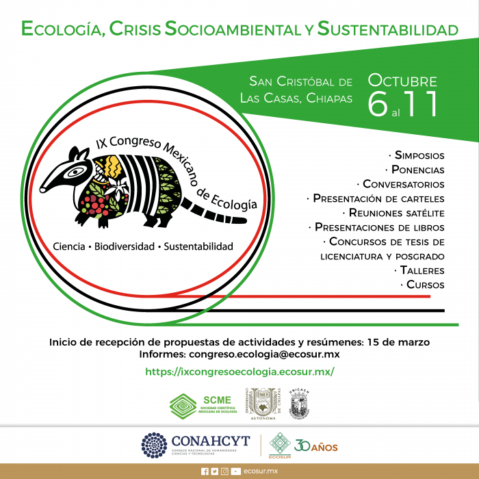 IX Congreso Mexicano de Ecología 2024